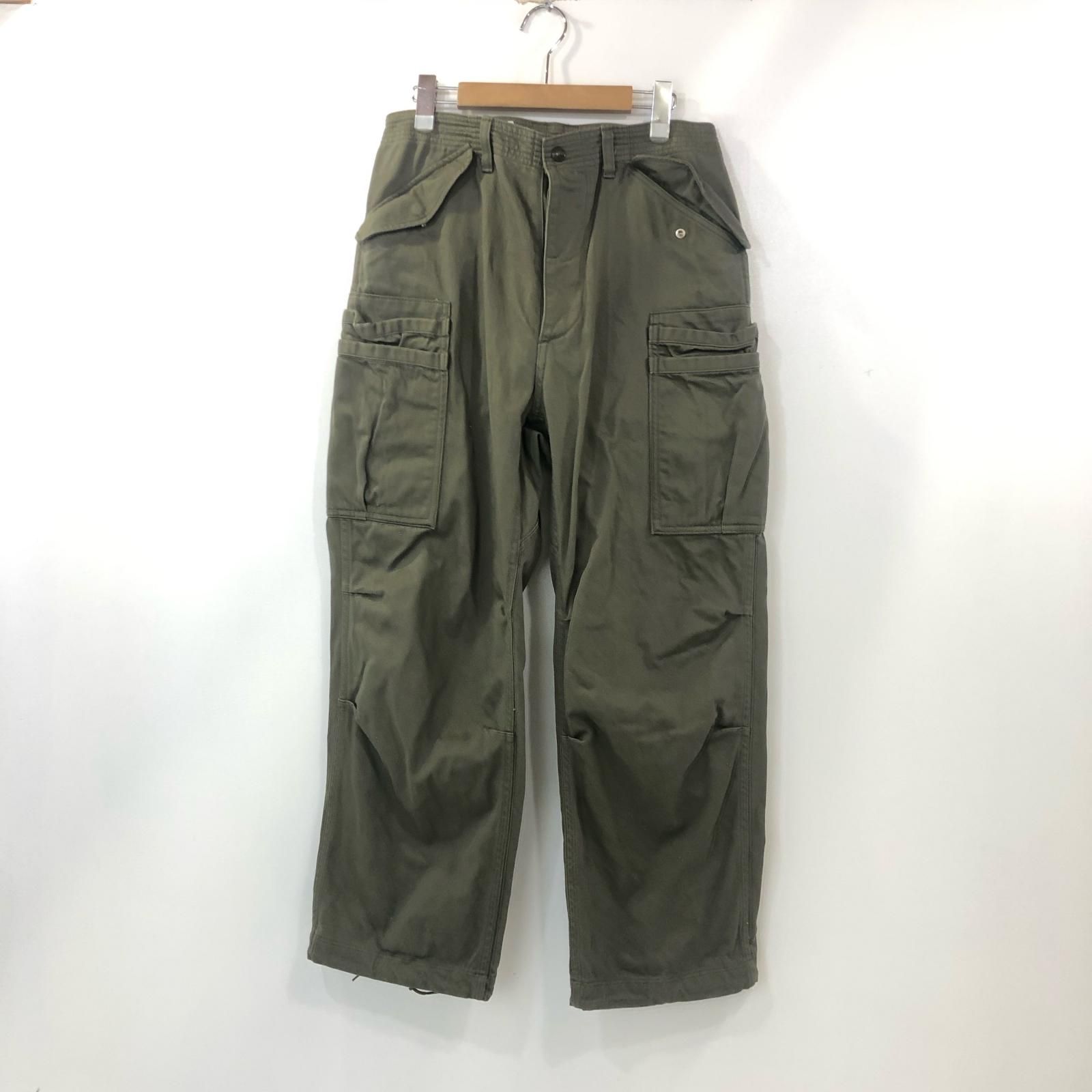 姫路東店 SASSAFRAS | ササフラス カーゴパンツ Overgrown Pants|Back Satin カーキ サイズ M 107