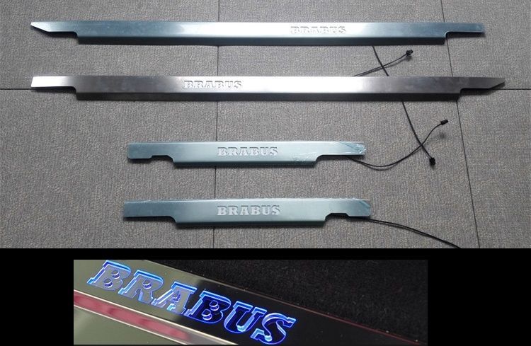 ベンツ w463 Gクラス LED スカッフ プレート BRABUS