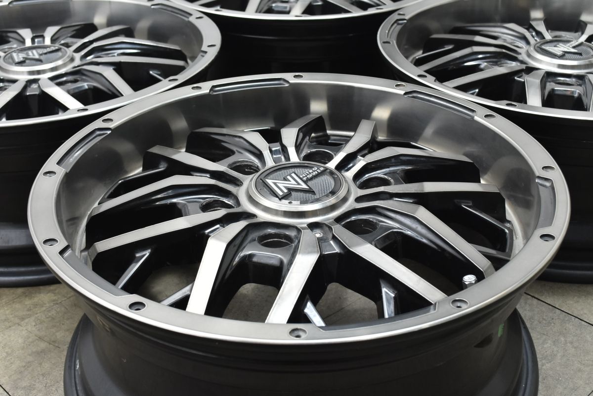 ドレスアップ用 NITRO POWER GADGET ナイトロパワー ガジェット 16in 6.5J 38 PCD139.7 4本セット 200系 ハイエース レジアスエース