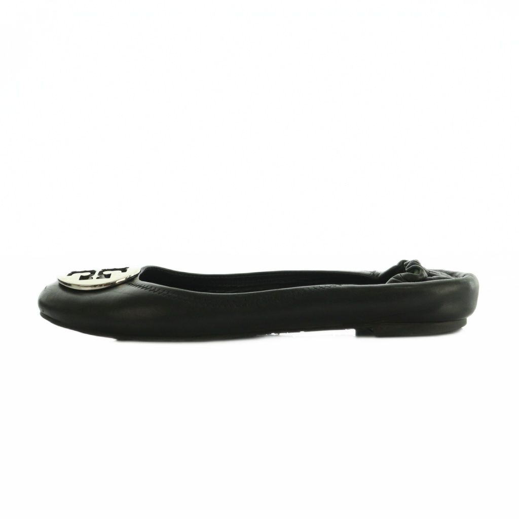 【美品】Tory Burch 8M 黒 フラットシューズ ロゴプレート付き クラシック ローファー: レディース フラット | Tory Burch JP