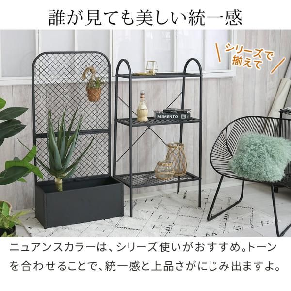 プランター付きフェンス プランターカバー インテリア グリーン 観葉植物 屋内 室内 屋外 庭 ガーデニング 園芸 パーテーション 間仕切り エントランス 玄関 sms-tw001 YUZUMIYA_COM