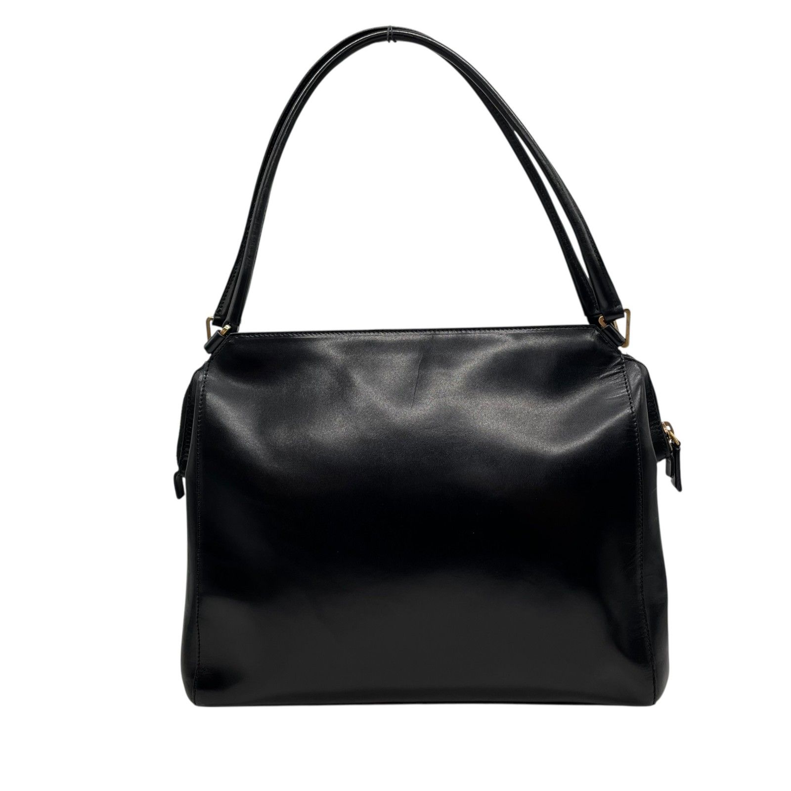 美品 PRADA プラダ 2WAY ハンドバッグ ショルダーバッグ 黒 ブラック 