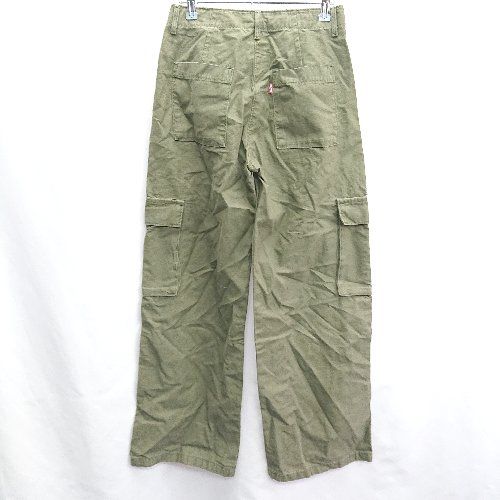 prps カーゴパンツ カーキ 汚れ加工　30 levis ビンテージ加工 ◇ Levi's リーバイス カーゴパンツ サイズW24L30 カーキ系