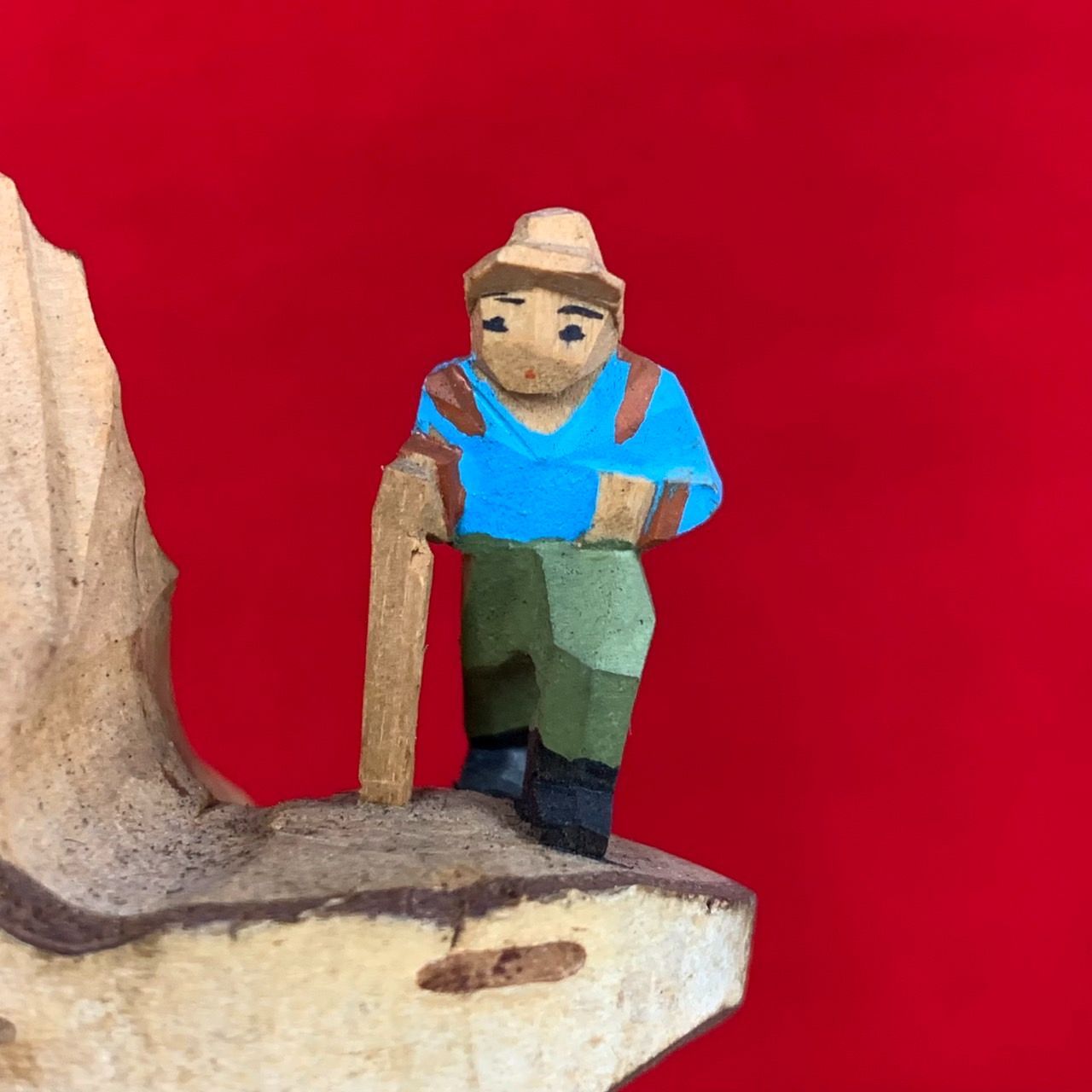 一刀彫 登山