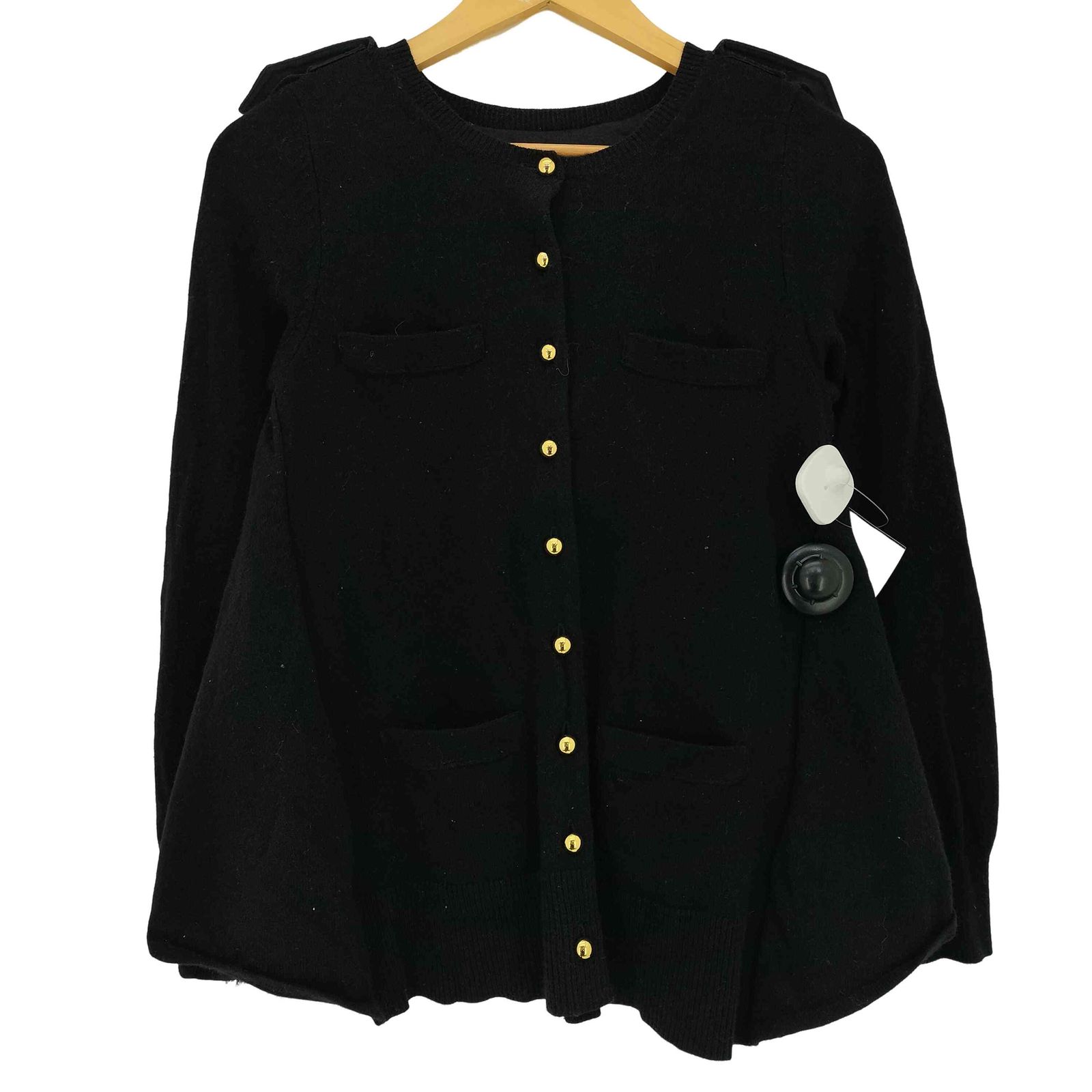 サカイ Sacai ウール バックフリルカーディガン レディース JPN 2