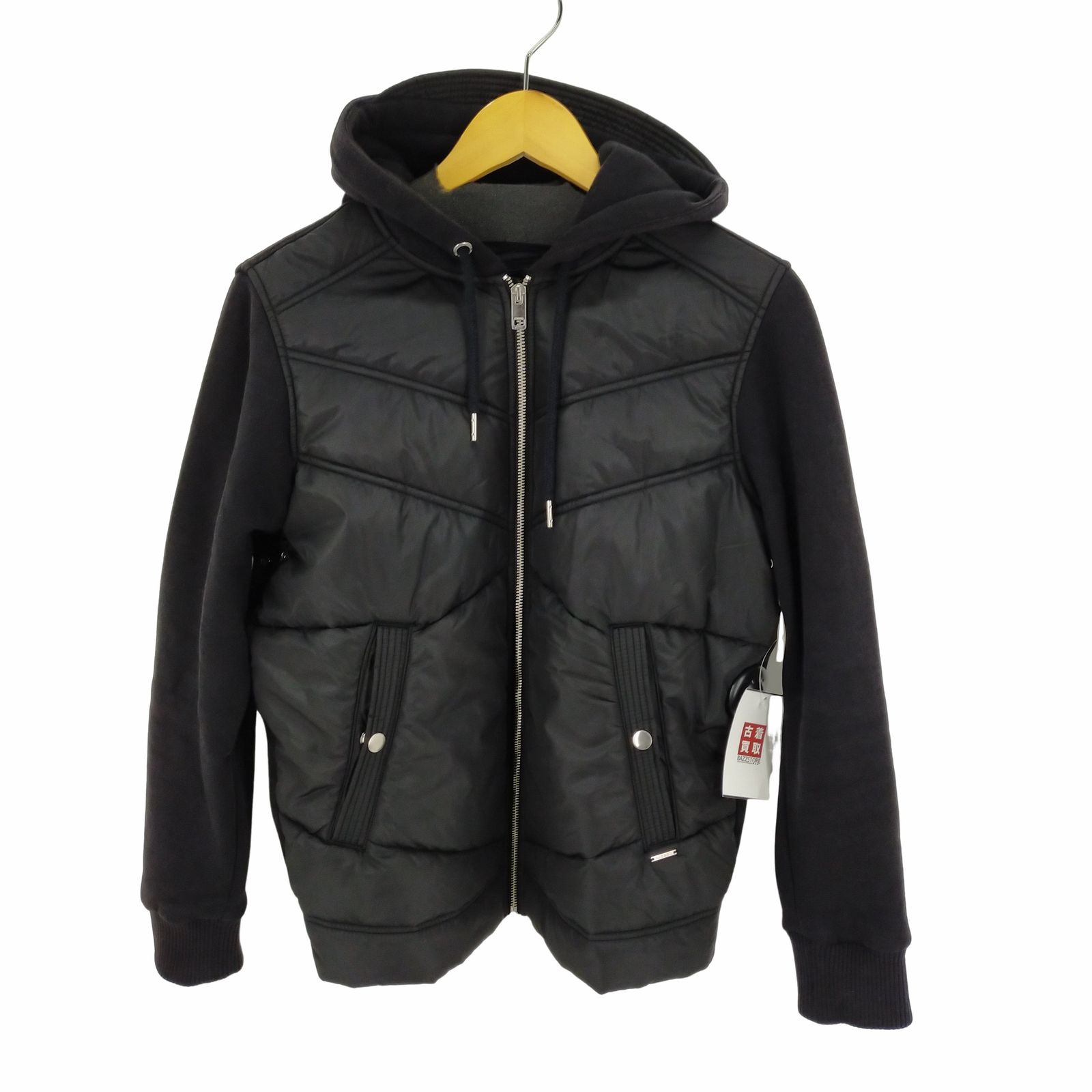 ディーゼル DIESEL 異素材切替ジップパーカー メンズ import：S