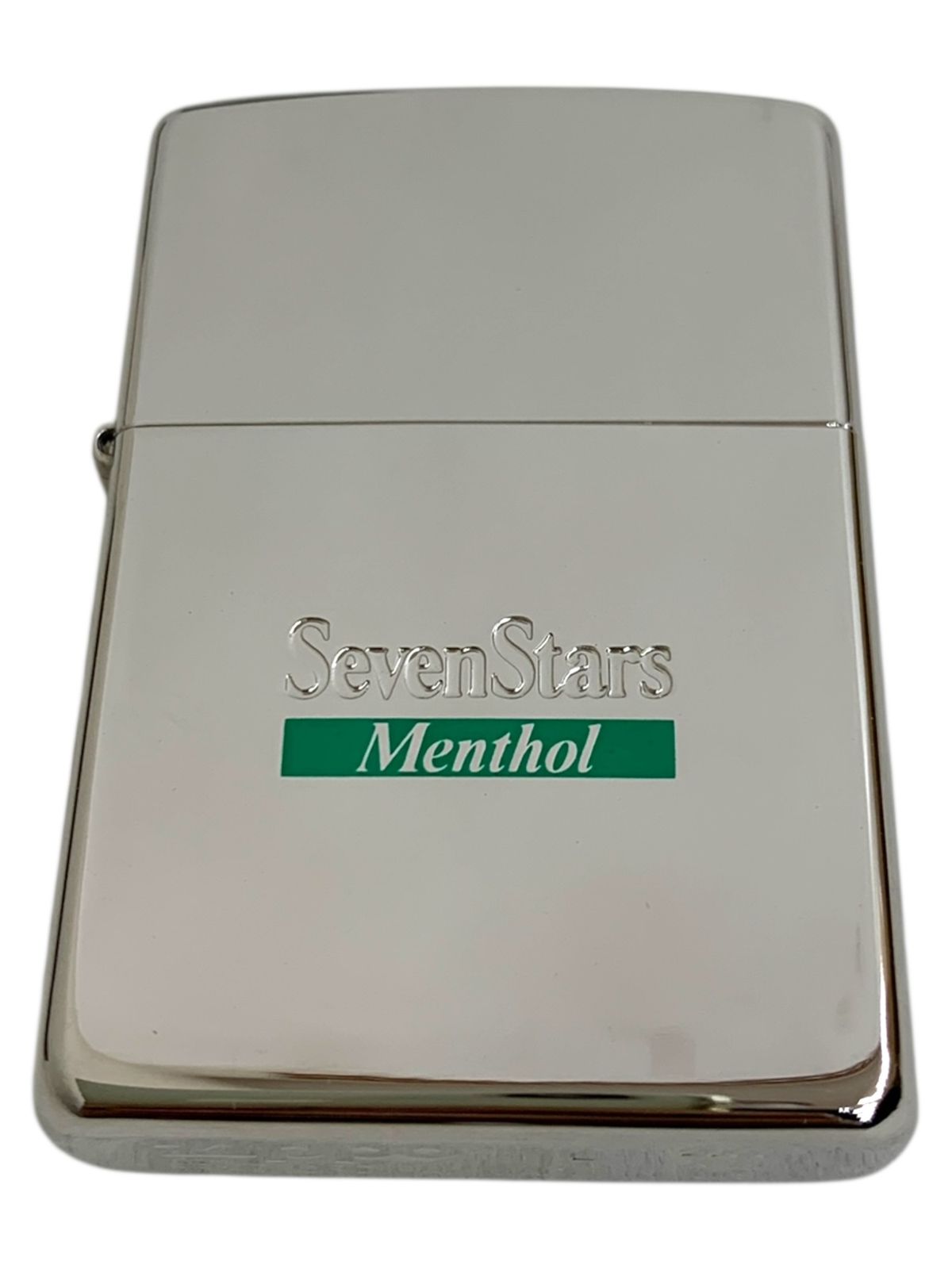 zippo ジッポー seven stars セブンスター 2000年製 オイルライター Menthol き シルバー×グリーン 雑貨|004