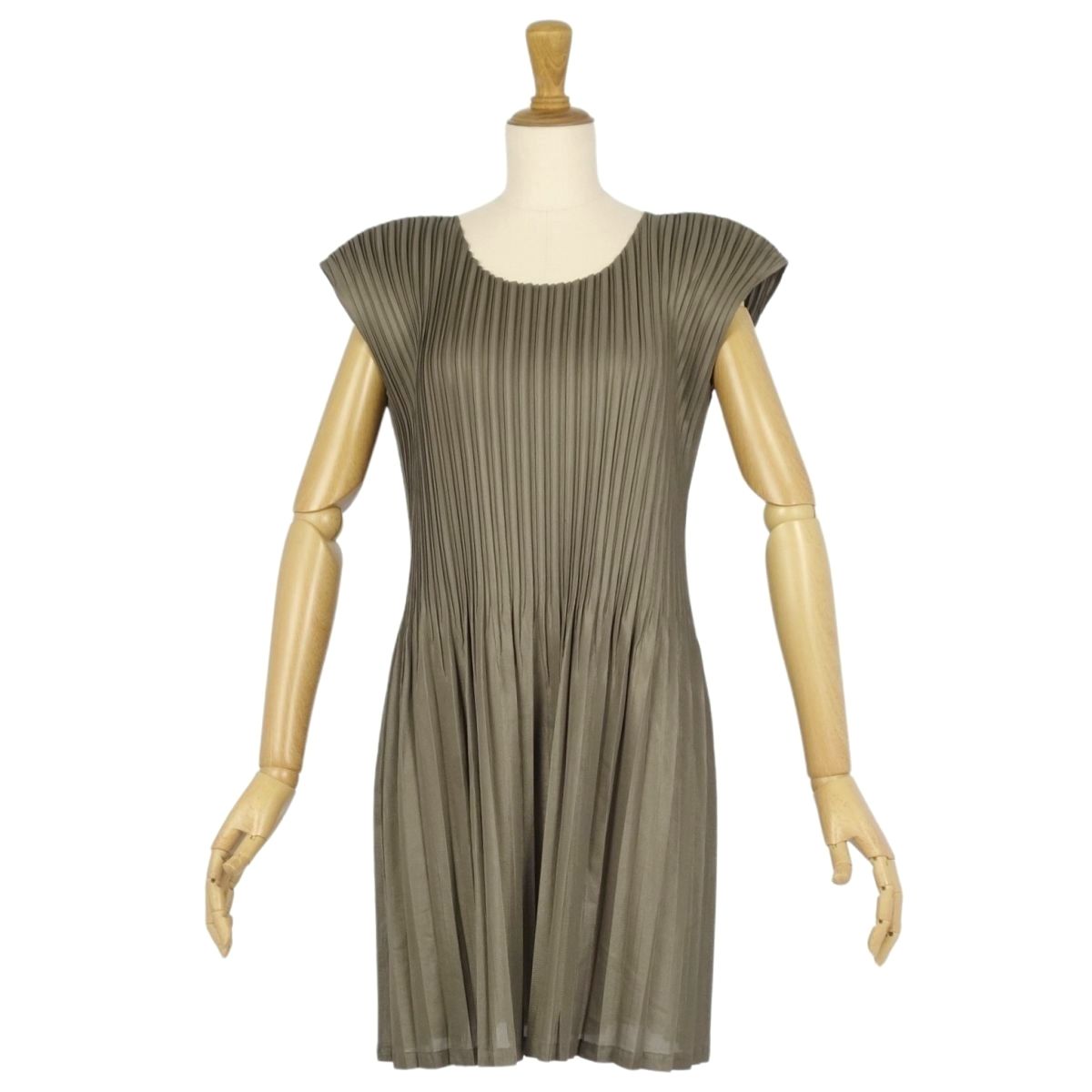 極美品 プリーツプリーズ イッセイミヤケ PLEATS PLEASE ワンピース 