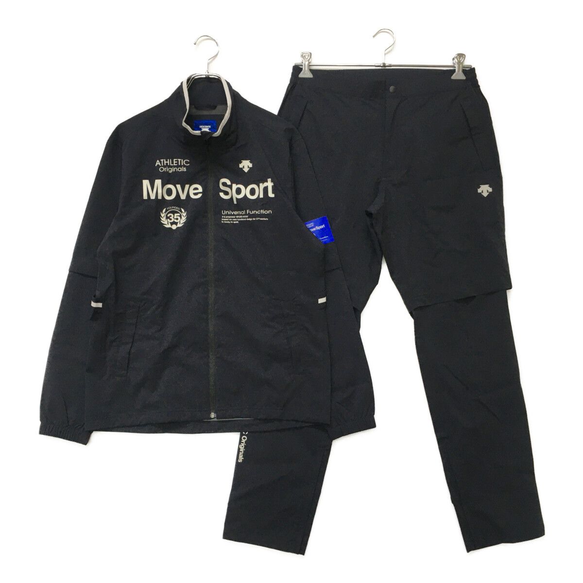 メンズ デサントゴルフ DESCENTE GOLF レインウエア L 黒 ブラック 2WAY 上下