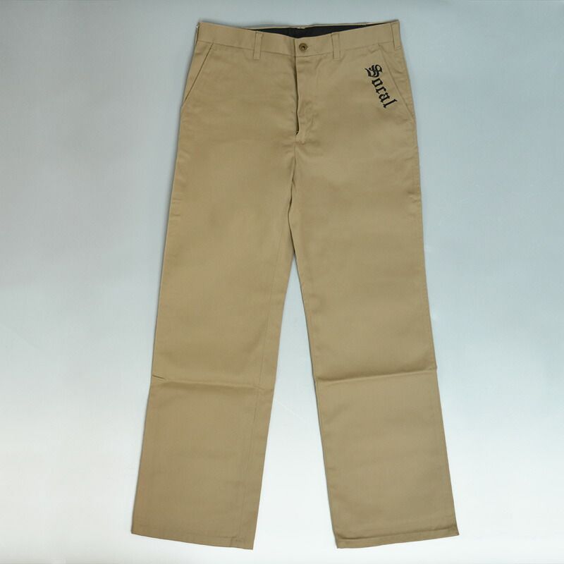 グラッドハンド ギャングスタービル ワークパンツ GSV-19-SS-21 L W36相当 ベージュ 日本製 GLAD HAND GANGSTERVILLE fz9248