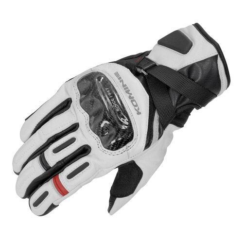 5営業日で発送 コミネ Komine GK-844 Protect Windproof Leather Gloves HG 品番 06-844 カラー Light Grey Black サイズ XS