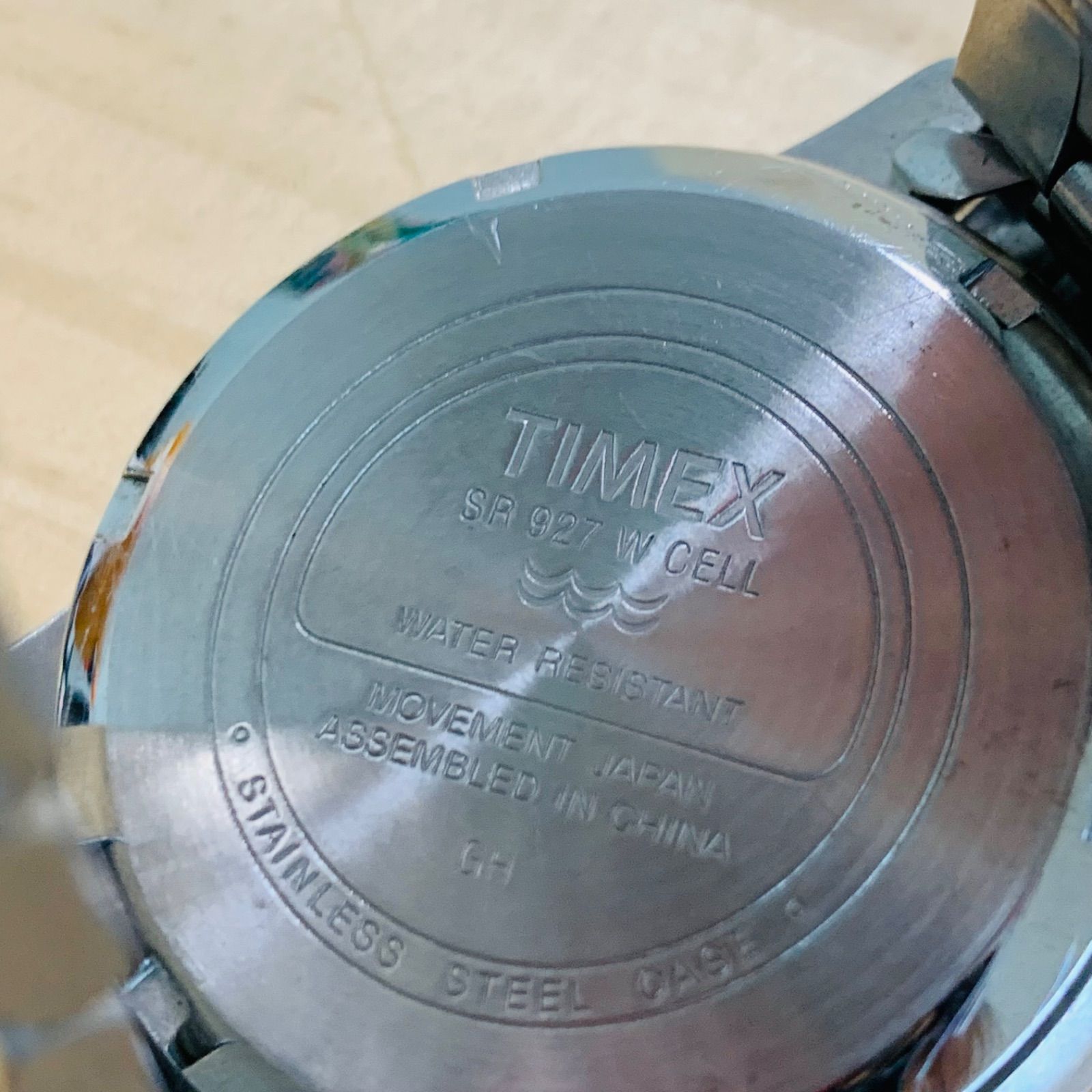 L31747 電池切れ TIMEX タイメックス SR927 W CELL メンズ腕時計 クロノグラフ - メルカリ