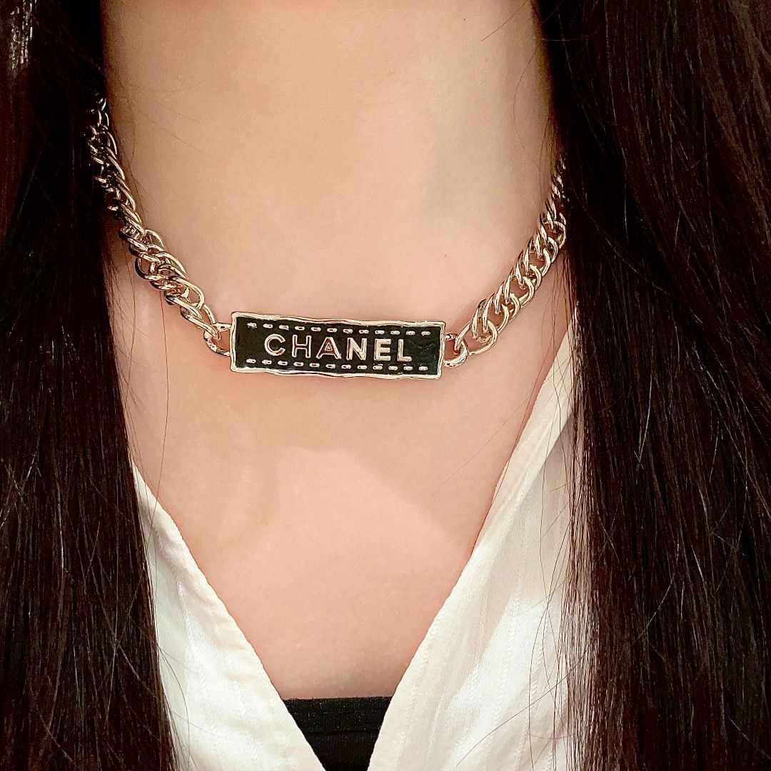 今日特価】CHANEL シャネル 中古 アルファベットネックレス 送料