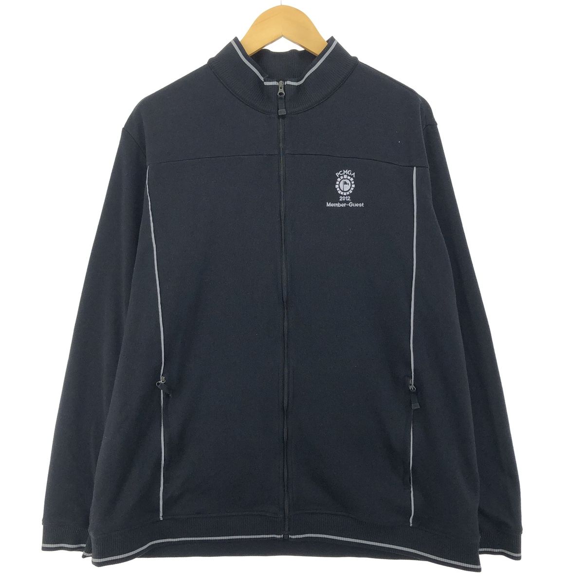 古着 アディダス adidas フルジップスウェットシャツ トレーナー メンズXL相当/eaa413666