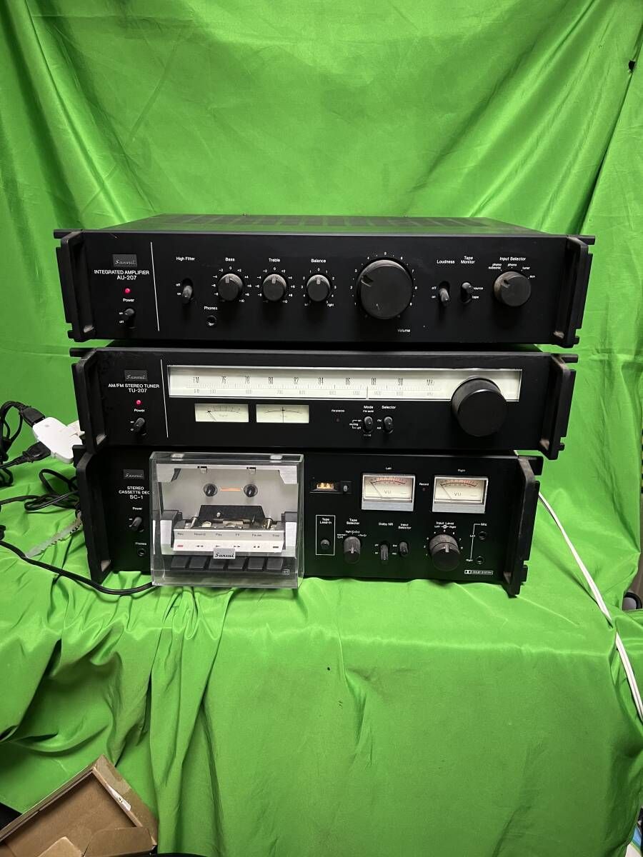 現状品 Sansui SC-1|TU-207|AU-207 サンスイ システムコンポ ｙ