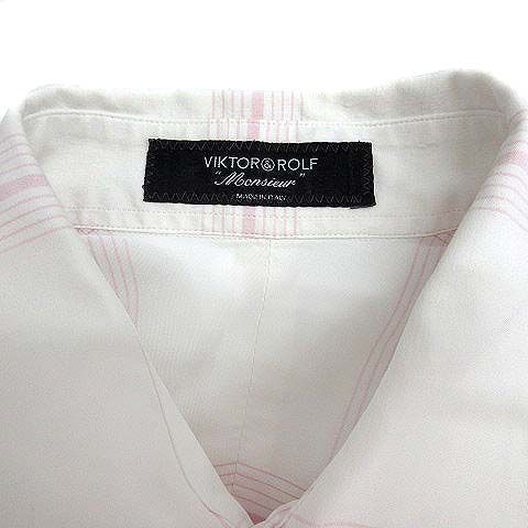 ヴィクター&ロルフ VIKTOR&ROLF ドットロゴ チェック シャツ