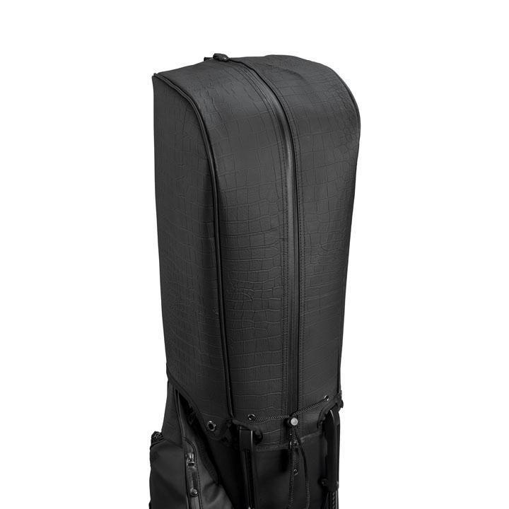 ベゼル VESSEL Player プレイヤー 5.0 スタンド キャディバッグ シングル ストラップ 2025 8.5型 3.8 kg CROC BLACK クロコ ブラック ユーティリティ 練習用ボール