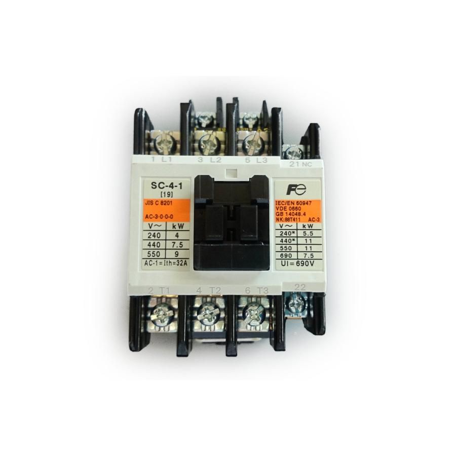 富士電機 標準形電磁接触器 ケースカバー無 SC-4-1 コイルAC200V 1B 富士電機 標準形電磁接触器 ケースカバー無 SC-4-1 コイルAC200V 1B
