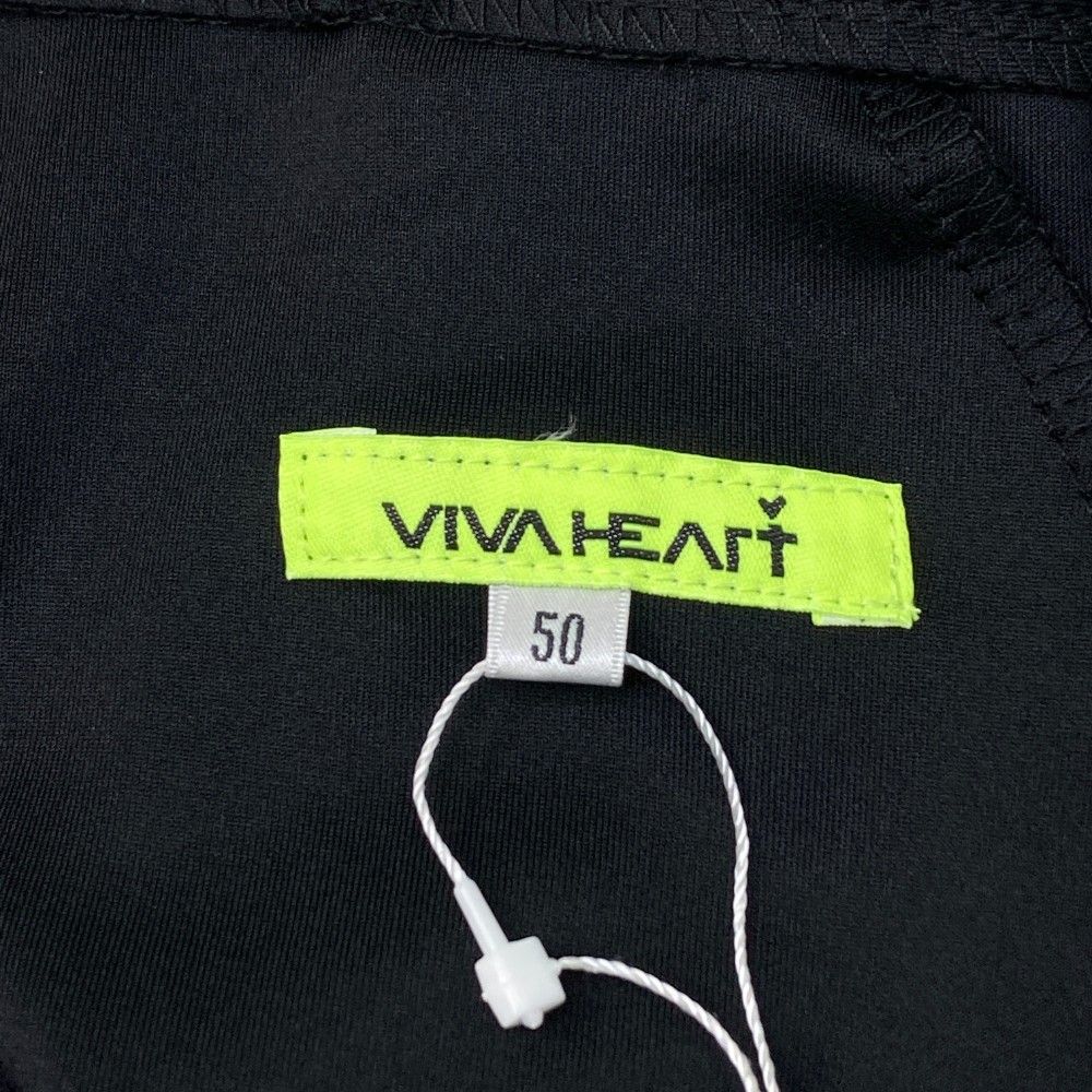 サイズ：50 VIVA HEART ビバハート ストレッチ ロングパンツ ブラック