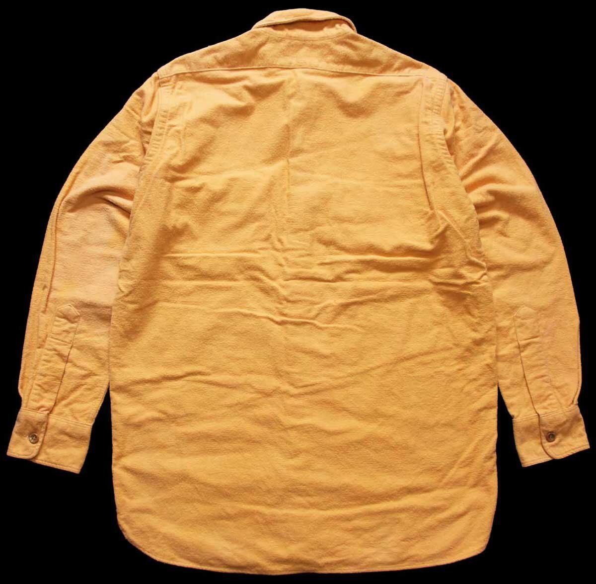 LL Bean シャモアクロス　15ハーフ　筆記体 L.L.Bean - 60s 70s 筆記体タグ エルエルビーン コットン