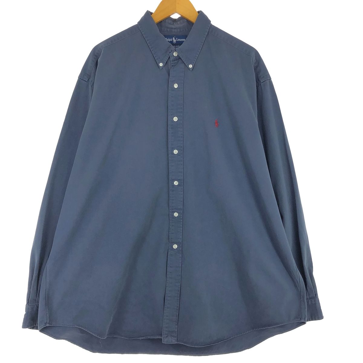 古着 ラルフローレン Ralph Lauren BLAKE 長袖 ボタンダウンシャツ メンズXXL/eaa444140