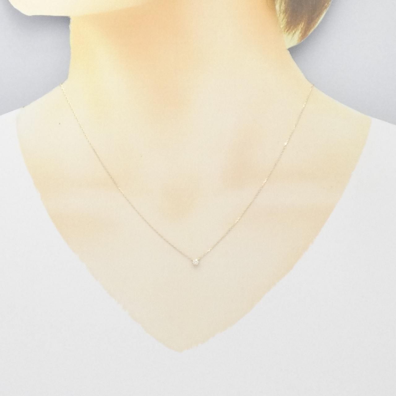 ジュエッテ ダイヤモンド ネックレス 0.05CT - メルカリ 