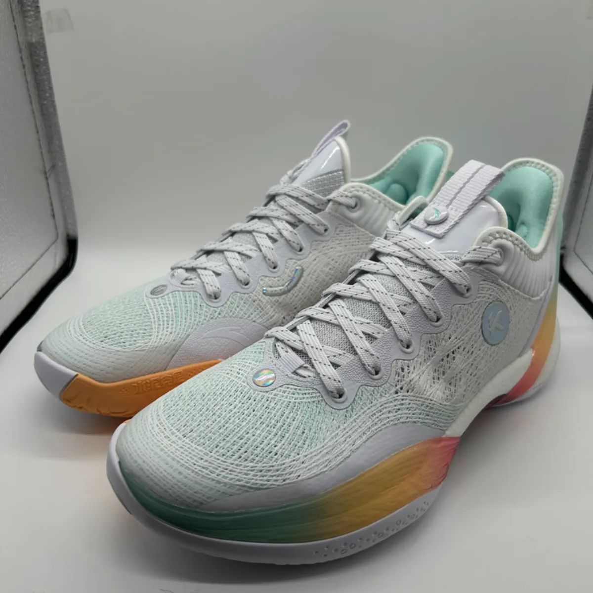 メンズ26.5㎝】Anta KT Splash 1 Low 'Cement Crusher White