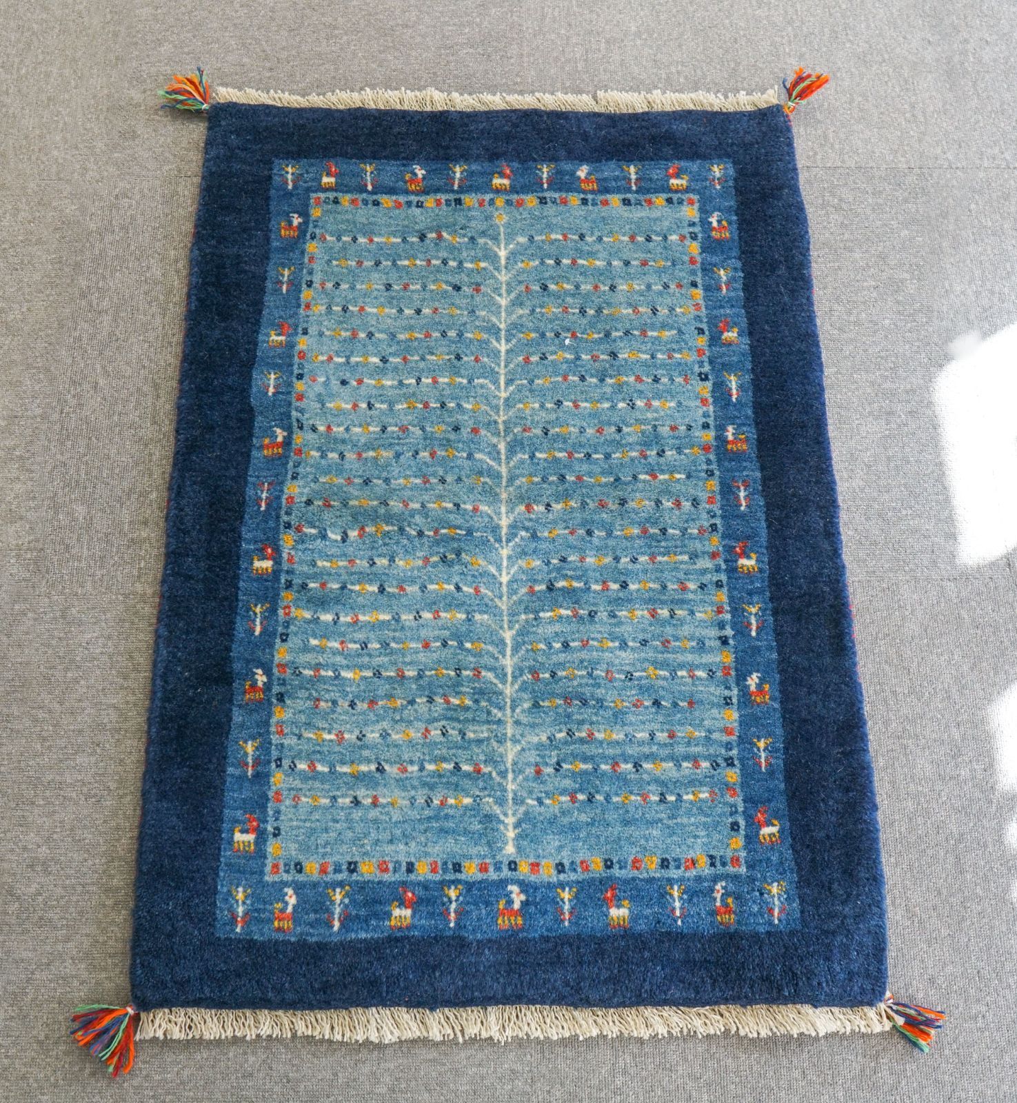 150×50cm ペルシャ絨毯 手織り ギャッベ アマレ族 ギャベ ランナー 150×50cm ペルシャ絨毯 手織り ギャッベ アマレ族 ギャベ ランナー