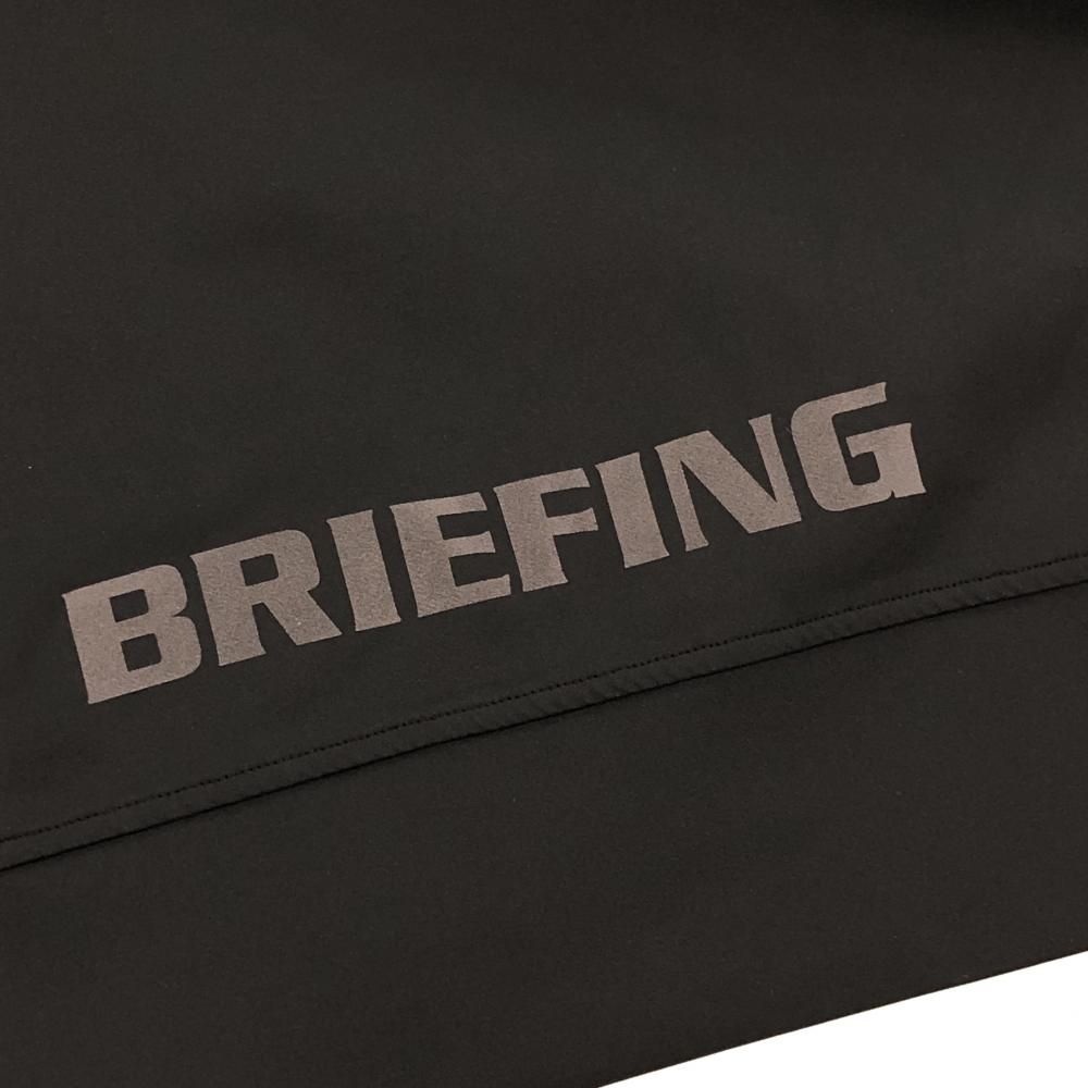 超 ブリーフィング ジップパーカー 黒 ストレッチ 後ろ裾ロゴ ジャケット メンズ LARGE ゴルフウェア BRIEFING LLC-HASEGAWATOSO_COM