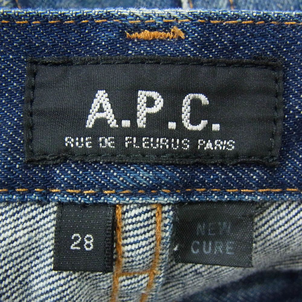 A.P.C. アーペーセー デニム パンツ インディゴ インディゴブルー系 28