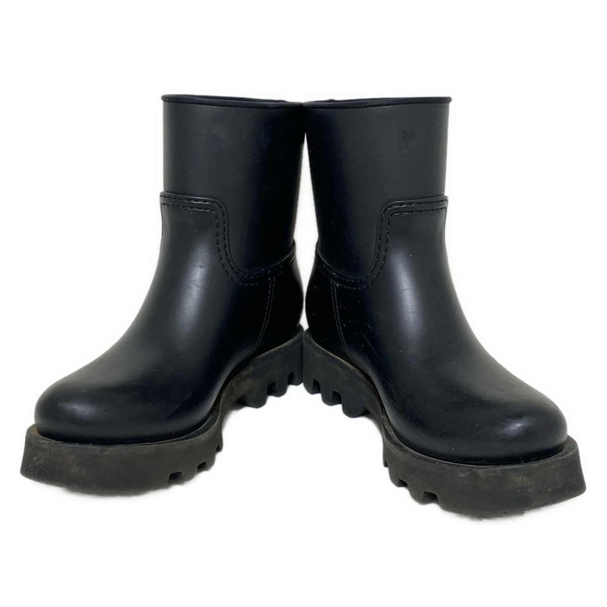 MONCLER モンクレール レインブーツ 35 レディース - 黒 GINETTE インソール取外し可