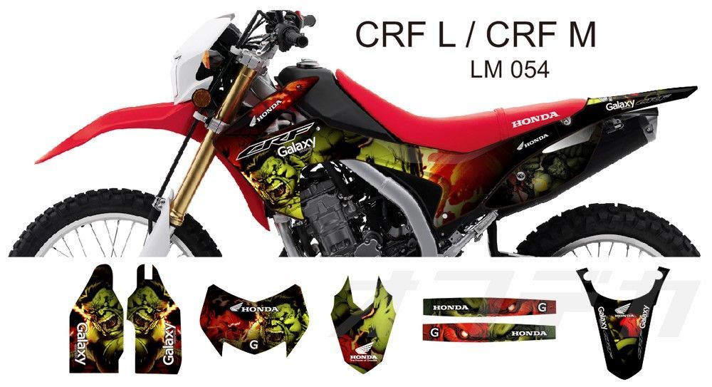 12-20 ホンダ HONDA CRF250L CRF250M 適合品 オリジナル デカール ステッカー dg22 ※デザイン決定後30日以内に発送