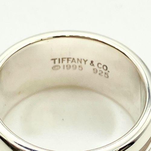 ティファニー グルーブド ライン オーバル シルバー 925 TIFFANY&Co. ティファニー 指輪 グルーブドダブルライン リング