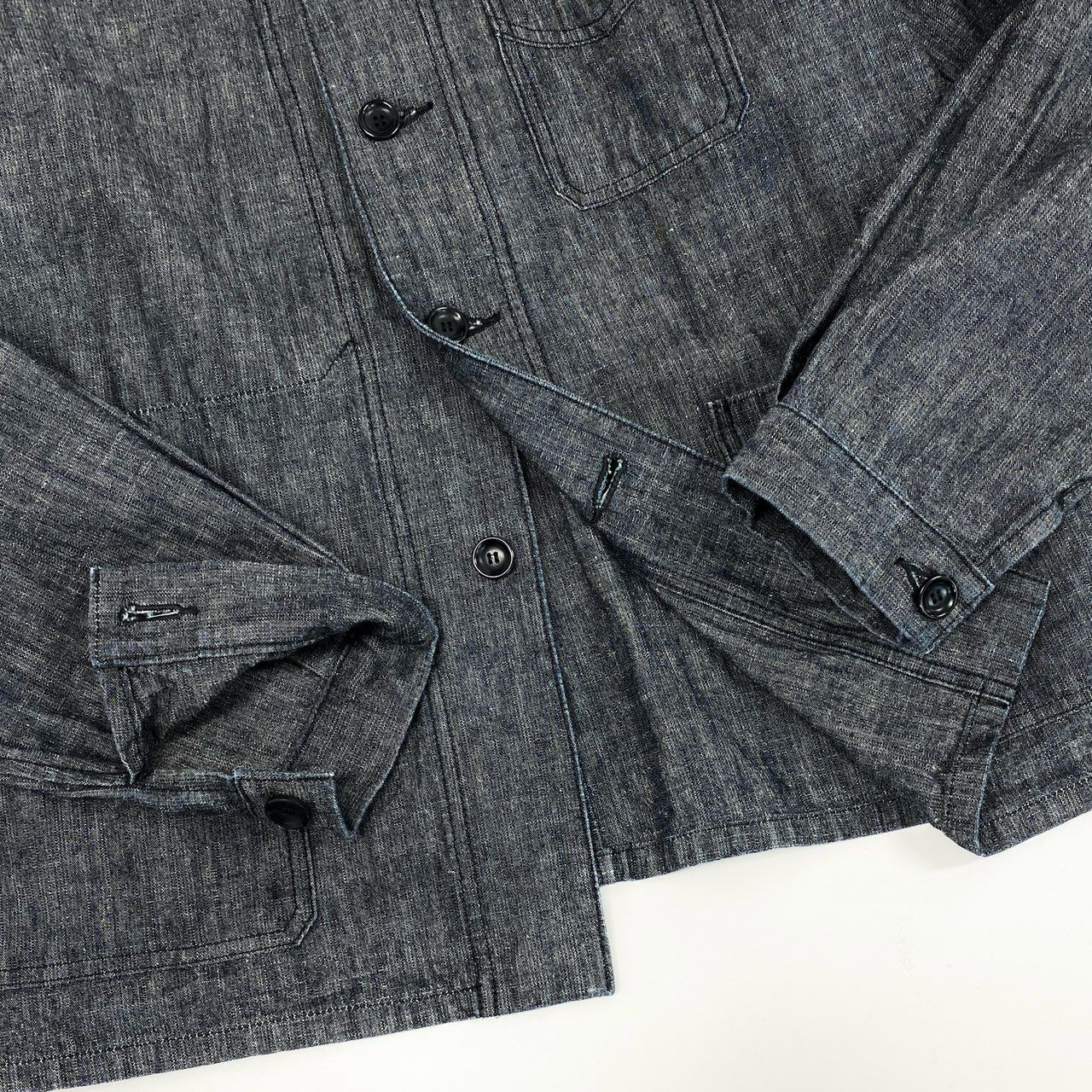 43f25 【美品】BONCOURA ボンクラ フレンチカバーオール