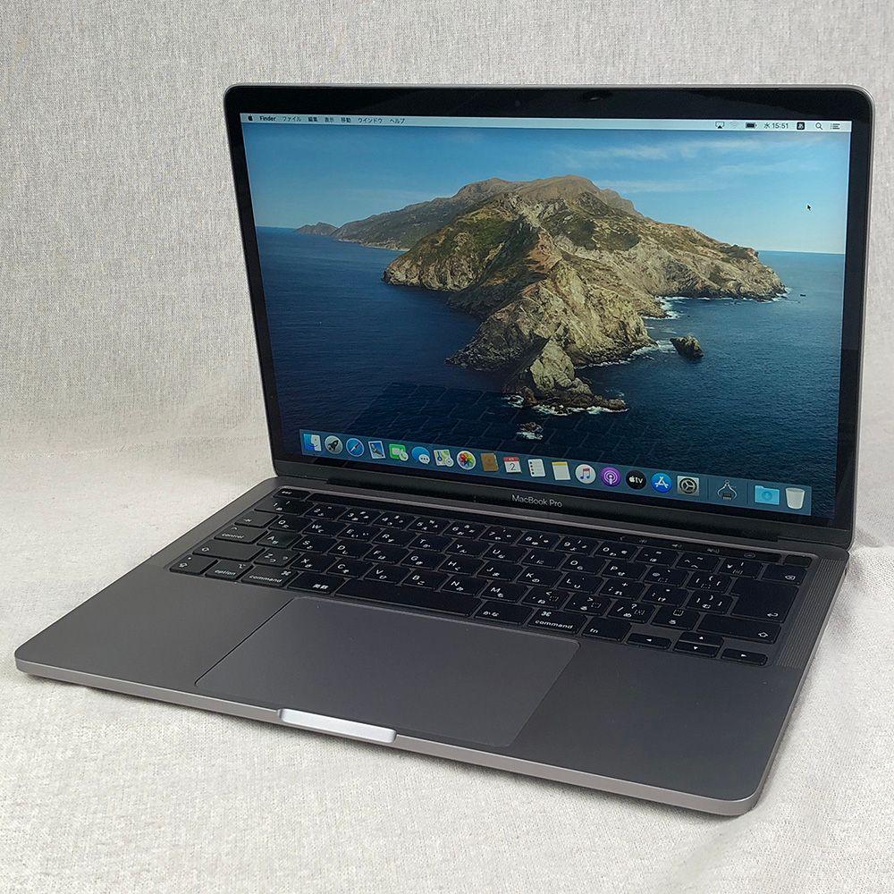【本体のみ】Apple MacBook Pro (13インチ 2020 Thunderbolt 3ポート x 2)【Touch Bar・i5・16GB・256GB】A2289 EMC3456/LT-250579（295078）