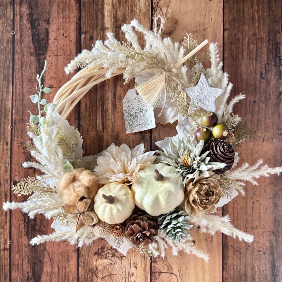 5-141 ハロウィンリース Halloween 大人ハロウィン ナチュラル