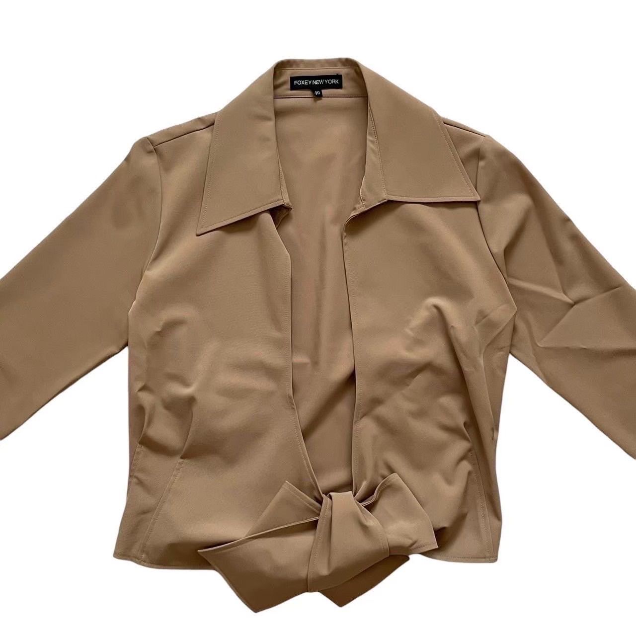 FOXEY NEWYORK フォクシー ニューヨーク トップス ベージュ ジャケット 