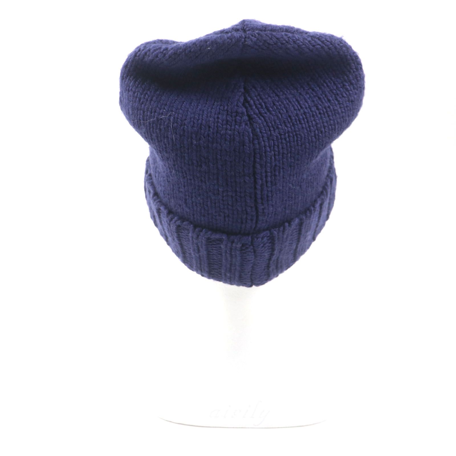美品▽GUCCI グッチ 602886 GG LOGO KNIT BAENIE ウール100
