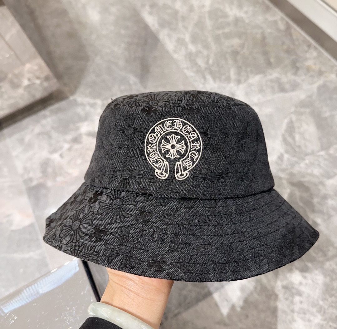 Chrome Hearts バケットハットキャップ ハット メンズレディース スポーツ 刺繍 漁夫帽 UVカット