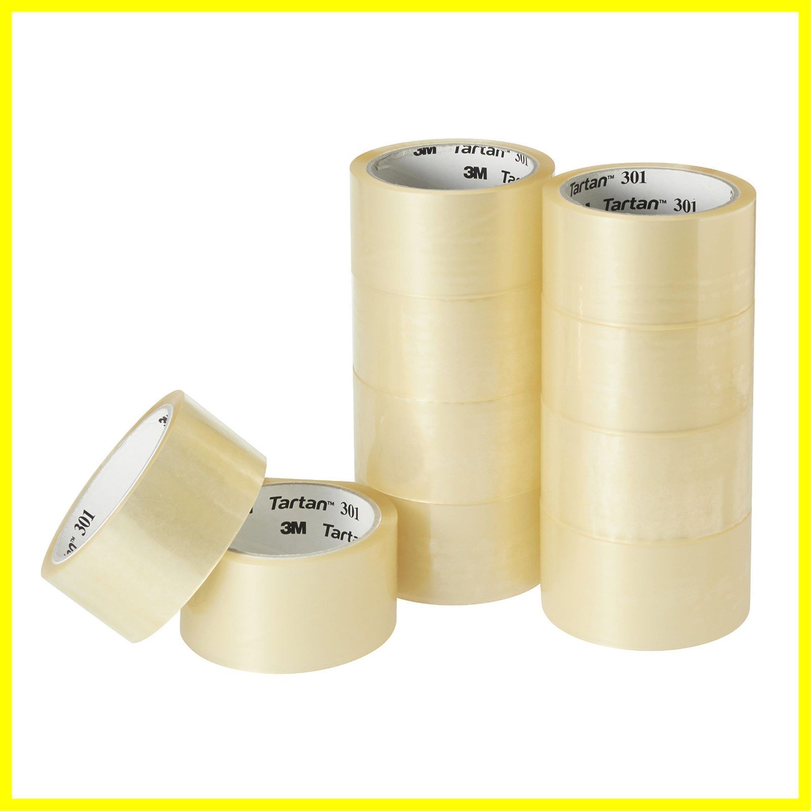 【人気商品】10巻パック 48mm×49m 梱包テープ 301T-4849-10R ガムテープ タータン 3M スリーエム(3M)