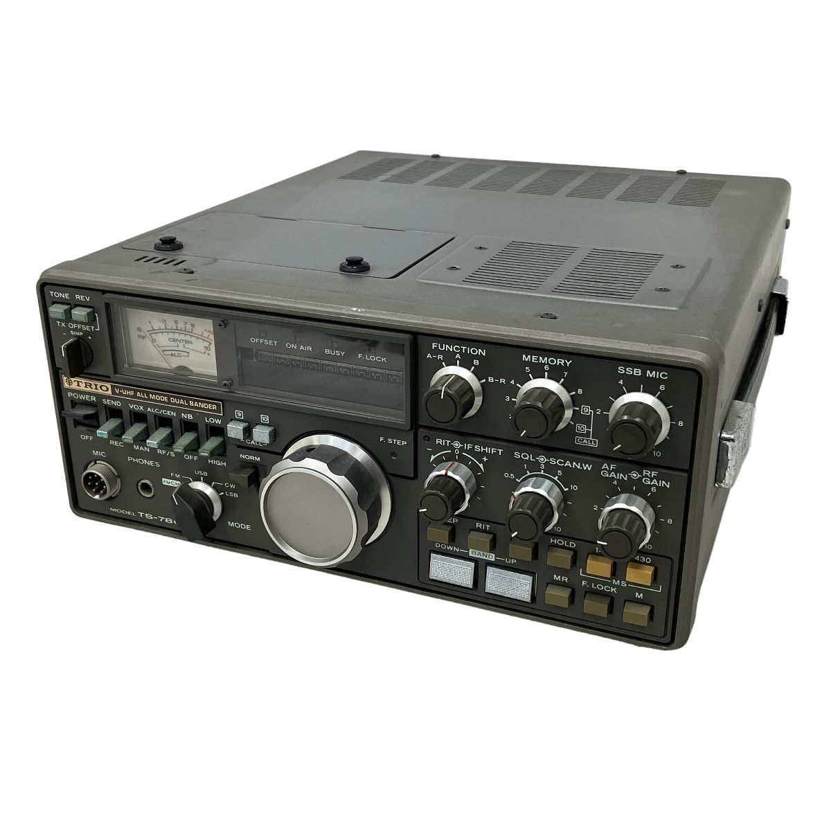 激レア 昔の受信機 TRIO V-UHF ALL MODE DUAL BANDER TS-770 VUFM＞
