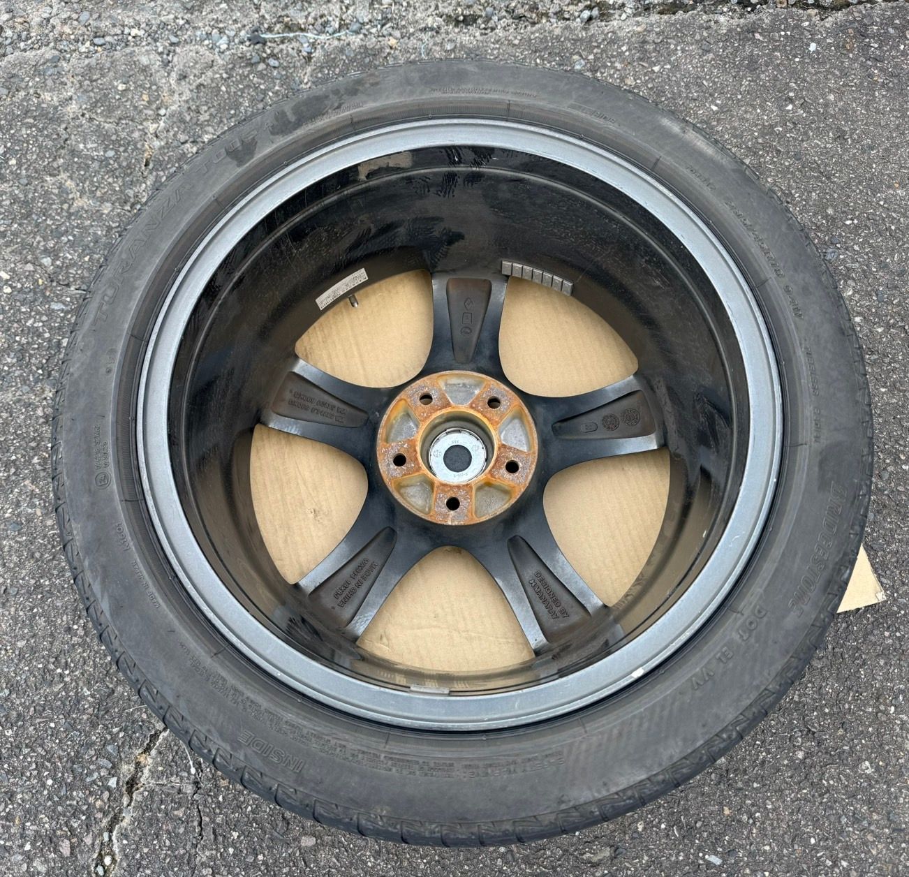 S98569 7J-18インチ 5H114.3 38 ローゼスト 235 45R18