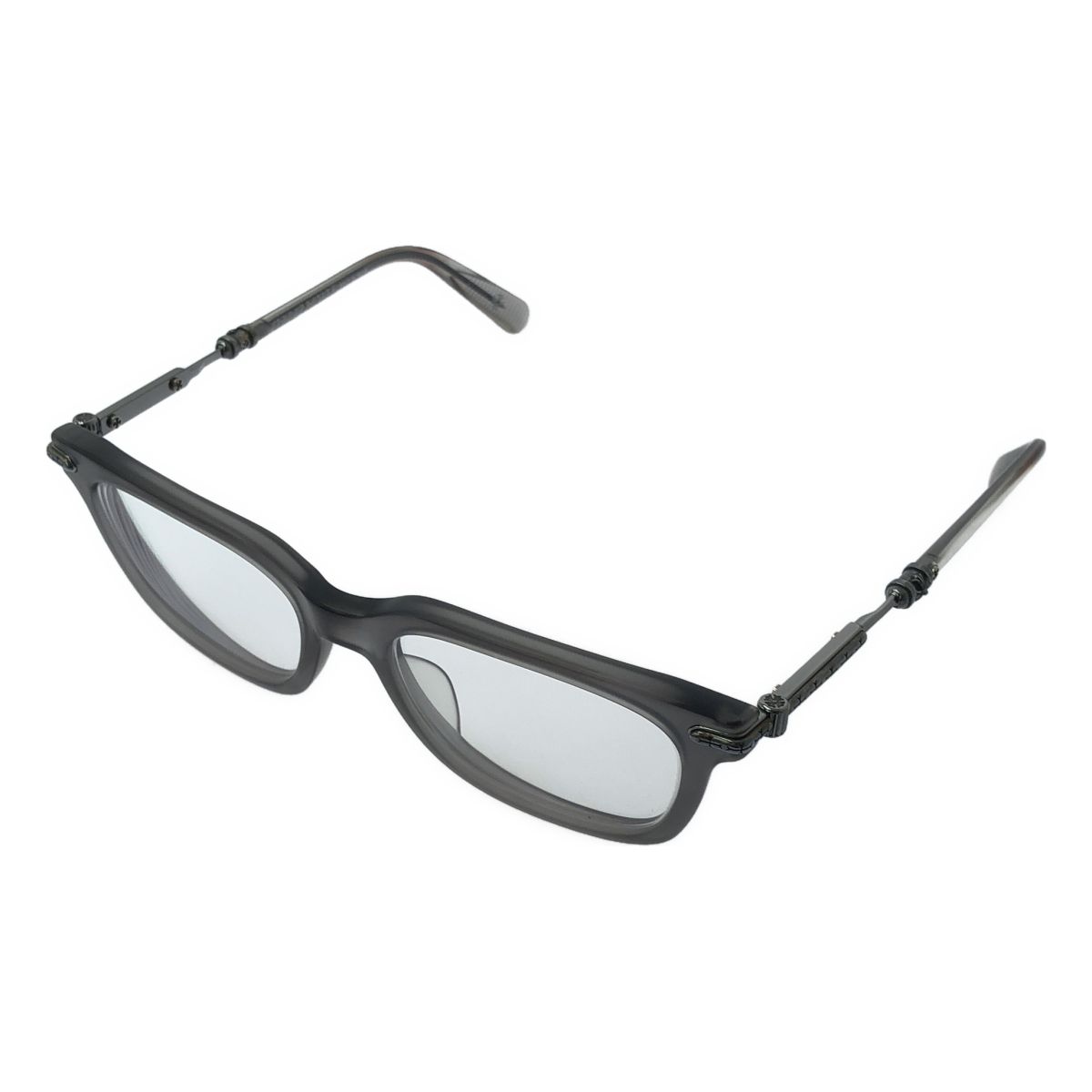 CHROME HEARTS | クロムハーツ | TRESTICLES CH クロステンプル ウェリントン サングラス メガネ アイウェア 眼鏡 | 53□19-151 | グレー