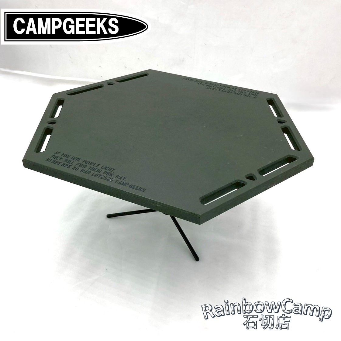 CAMPGEEKS(キャンプギークス) Tripod Top三脚天板(ミリタリー