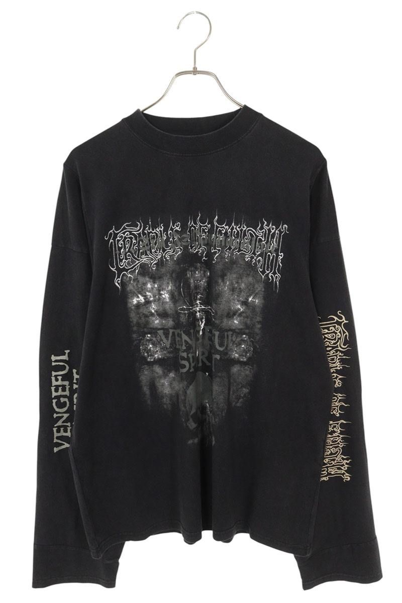 ヴェトモン 25AW UCF76LS680M Cof Spirit Cut-Up長袖カットソー