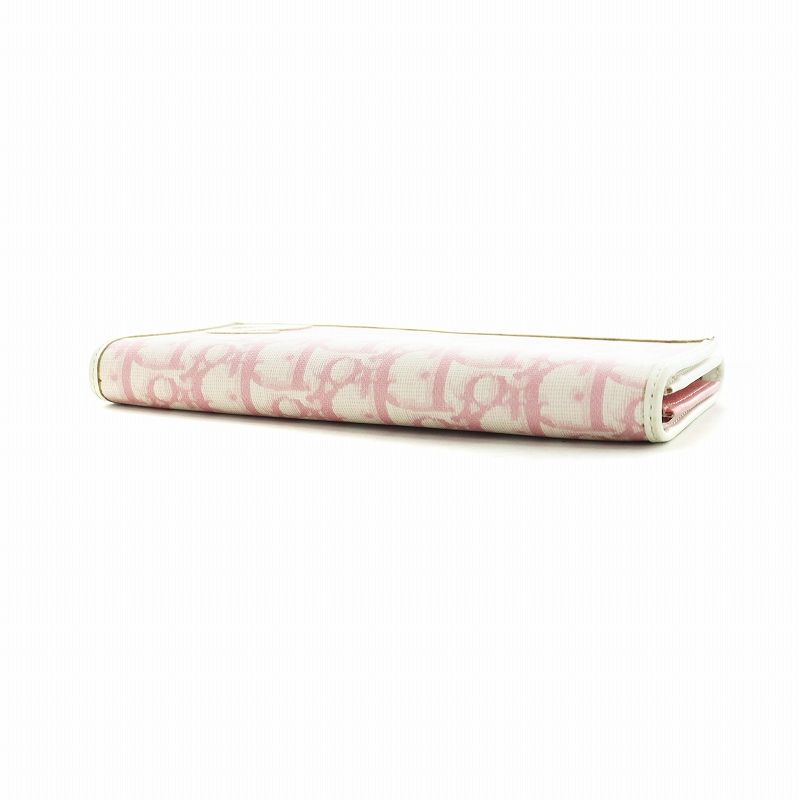 良品✨クリスチャンディオール ナンバー2 トロッター 長財布 ピンク クリスチャンディオール Christian Dior トロッター 2 長財布
