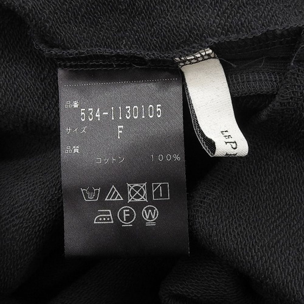 LE PHIL ル フィル コットン ジョガーパンツ ボトムス レディース ブラック F 531-1130105 F DECORATOM_COM_BR