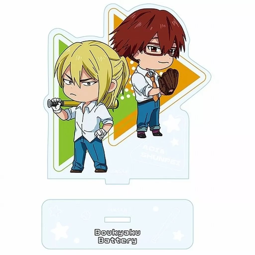 忘却バッテリー　千早瞬平　藤堂葵　アクリルスタンド　セット Amazon.co.jp: 忘却バッテリー TSUTAYAコラボ アクリルスタンド