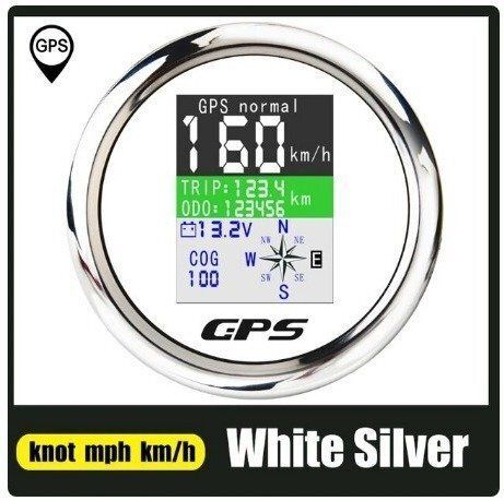 ボート用スピードメーター GPSアンテナ付 9-32Vの車両用 GPSアンテナ 防水ディスプレイ 走行距離計 調整 トラベルカウンタ HRDEVELOPMENT_JP