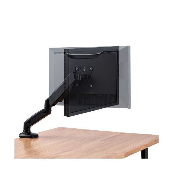 エレコム ガススプリング式モニターアーム シングルアーム1画面 DPA-SS08BK